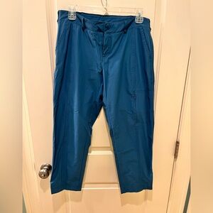 Women’s Blue Cropped Athleisure Pants